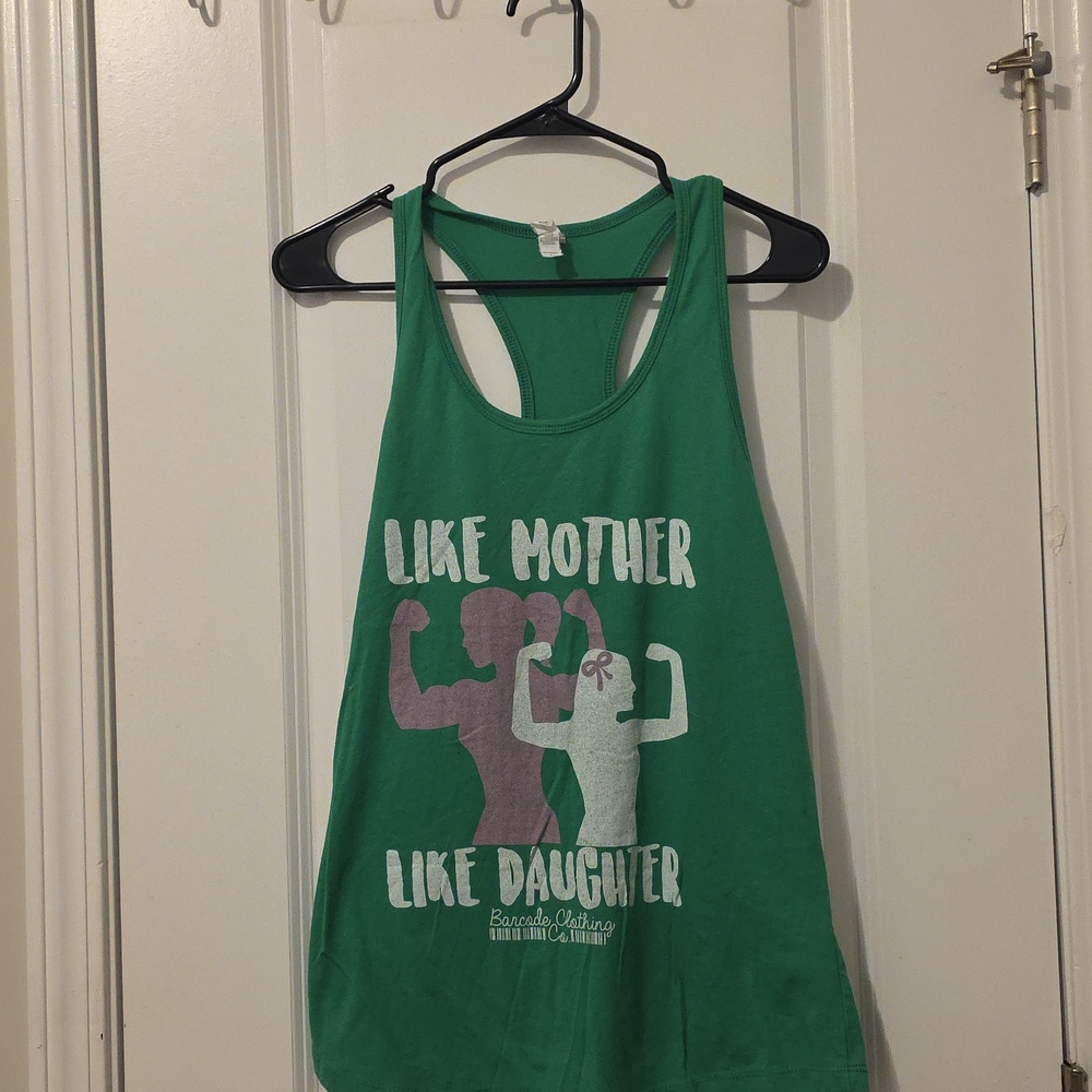 Weightlifting Mother & Daughter Razorback Tank Top Size Large